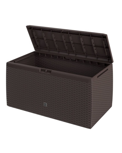 Garden Box Rato Plus 290L Brown Rattan Look