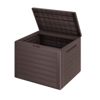 Gartenbox | Lille | 190L | Braun | Holzoptik | Abschließbar