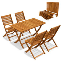 Garten-Sitzgruppe | Sydney | 5-tlg. | FSC® Akazienholz | Klappbar