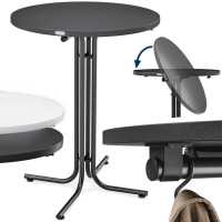 Stehtisch klappbar | Grau Ø70x110cm | Outdoor | Belastbar bis 100kg