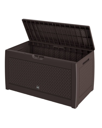 Garden Storage Box Matuba 310L Brown Weave