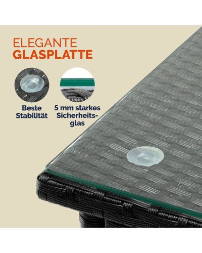 Beistelltisch Eckig Aluminium Weiß 50 Zentimeter