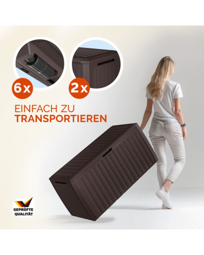 Garden Box Board Plus 290L Brown Panel Look