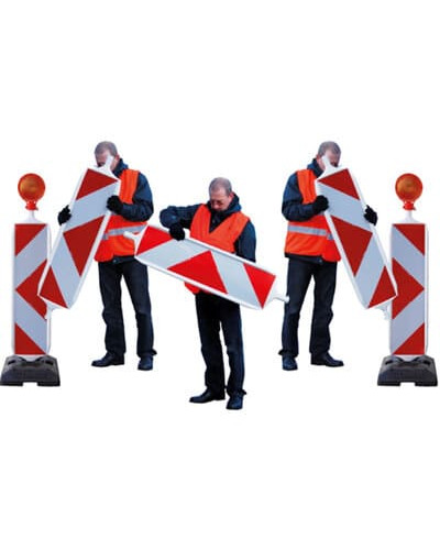 Turning beacon WD-/RD-System arrow foil RA2, 1-sided right or left pointing - HORIZONT