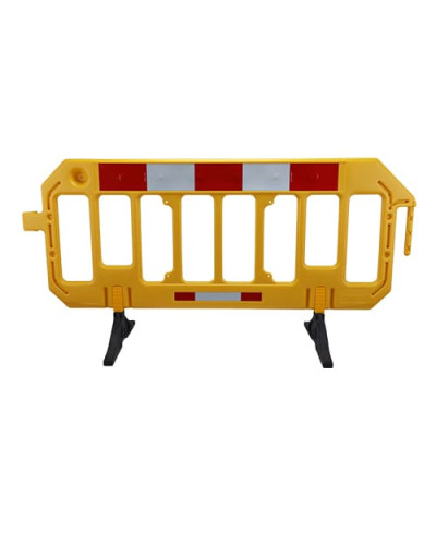 Barrier mobile white yellow - Buy in the online store.