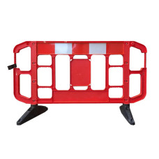 Plastic barrier, red, SET of 10 