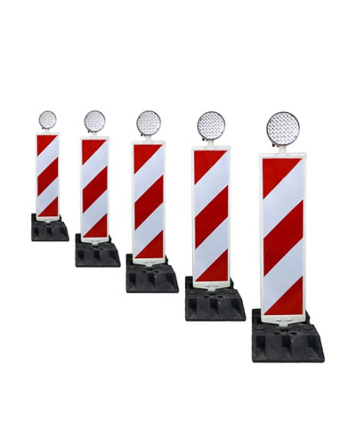 Guide beacon set RA1 - warning beacon with K1 base plate and flashing light, SET of 10 pieces  - INCAPCORP Buy in the online store.