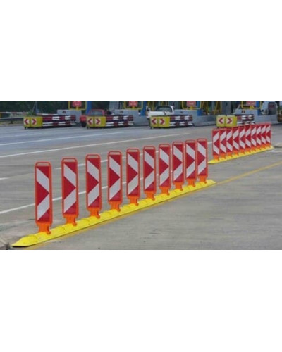 Guide rail end piece A - LN 61 yellow - HORIZONT