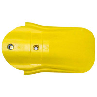 Guide rail end piece B - LN 62 yellow WITHOUT hook