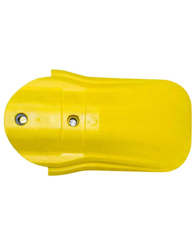 Guide rail end piece B - LN 62 yellow WITHOUT hook - HORIZONT