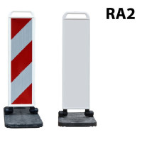 Folding beacon black/white, left one-sided RA2 hatching