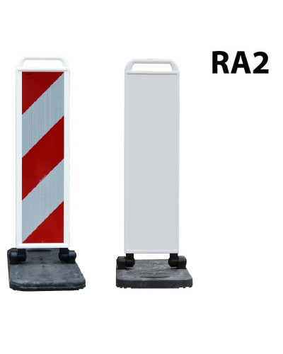 Folding beacon black/white, left one-sided RA2 hatching  - HORIZONT