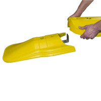 Guide rail end piece A - LN 61 yellow