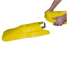 Guide rail end piece A - LN 61 yellow