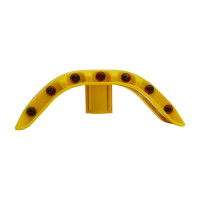 Light bar for guide rail Leitboy foot L54, yellow