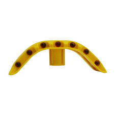 Light bar for guide rail Leitboy foot L54, yellow