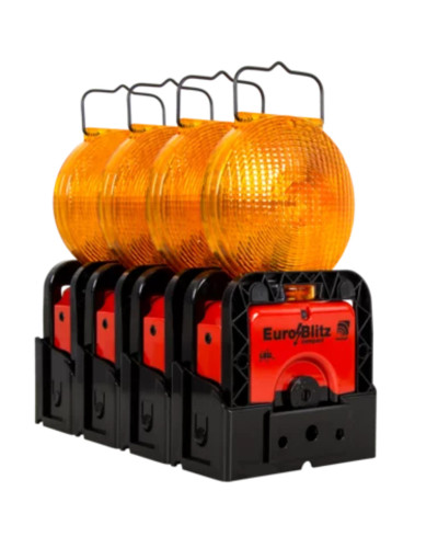 High-Visibility Warning Light with BASt-Certified LED Hazard Beacon