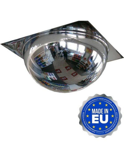 Mehrzweckspiegel Kuppelspiegel 360° 600x600 mm - Schutzring - Kaufen Sie im Online-Shop
