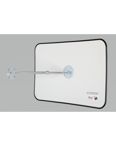 Universal mirror 40x60 cm with telescopic arm - Buy in the online store.