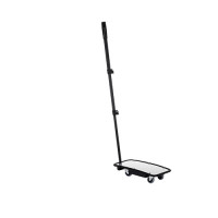 Inspection Mirror 20x40 cm with Light and Caster Feet