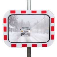 Verkehrsspiegel Edelstahl 40x60cm