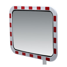 Traffic mirror stainless steel 60x80cm