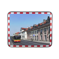 Traffic mirror Warsaw 80x100cm