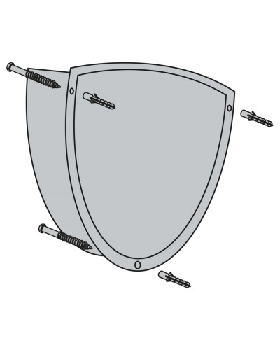 Buy Panorama Mirror 1150 mm VIALUX 1/4 Sphere, POLYMIR & Spherical Mirrors Online