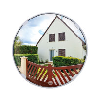 Multipurpose mirror Vialux 400mm with white frame Polymir