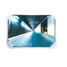 Multipurpose mirror Vialux 400x600 mm with white frame Polymir