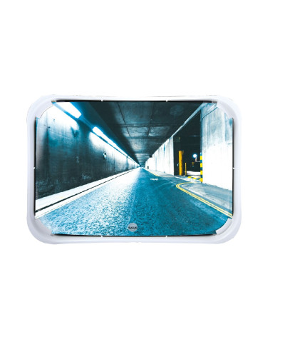 Mehrzweckspiegel Vialux 400x600 mm mit weißem Rahmen Polymir online kaufen