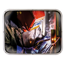 Industrial mirror 600x800 VIALUX stainless steel