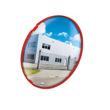 Multipurpose mirror Vialux 400 mm with red frame Polymir