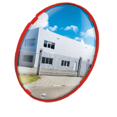 Multipurpose mirror Vialux 600 mm with red frame Polymir