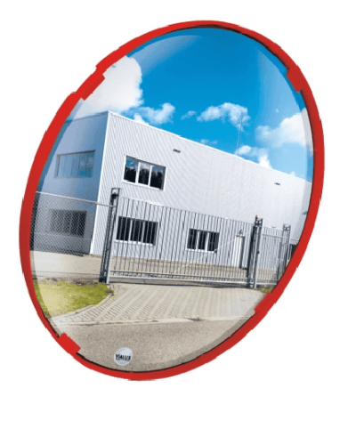 Mehrzweckspiegel Vialux 600 mm mit rotem Rahmen Polymir online kaufen