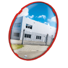 Multipurpose mirror Vialux 800 mm with red frame Polymir