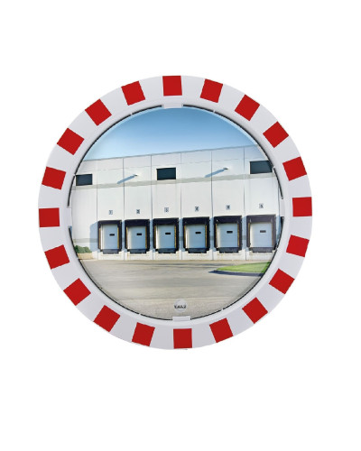 Buy Traffic mirror red-white 600mm Polymir online
