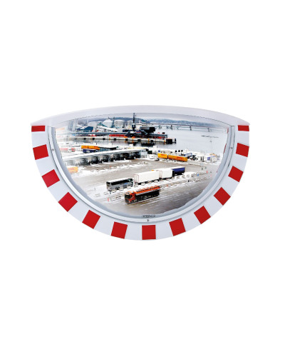 Verkehrsspiegel Drei-Wege-Spiegel rot-weiß 400x800mm P.A.S. online kaufen
