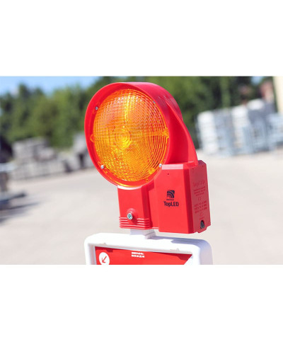 TopLED safety beacon light double-sided yellow - HORIZONT