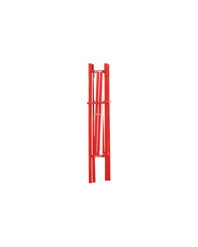 Absperrgitter ausziehbar bis 1000mm | Stahl | Rot-weiß | 4-teilig - Kaufen Sie im Online-Shop