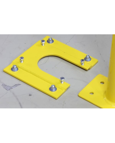 Mounting plate for mobile impact protection, for doweling. Buy in the online shop