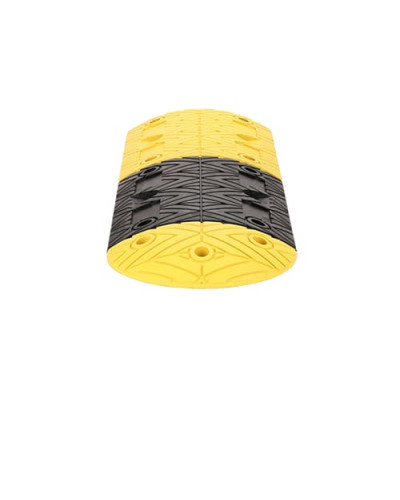 Road speed bump 75mm starting piece yellow. Buy in the online store.