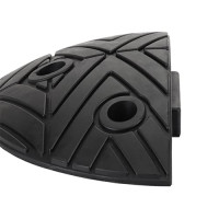 Speed ​​bump 75mm starting piece black