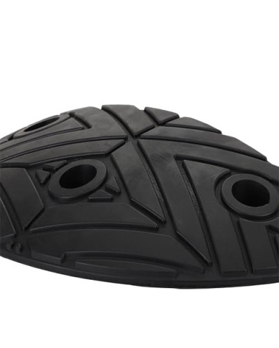 Road threshold 75mm end piece black. Buy in the online store.