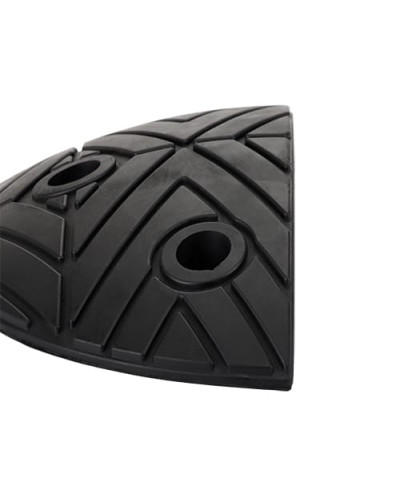 Road threshold 75mm end piece black. Buy in the online store.