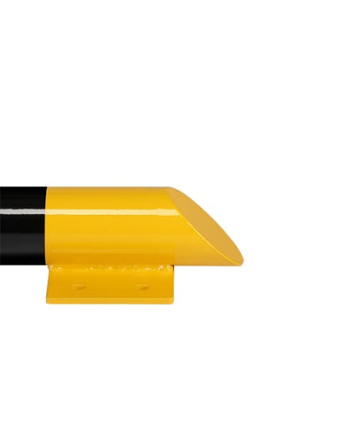 Roll stop beam 80 cm, black-yellow. Buy in the online store.