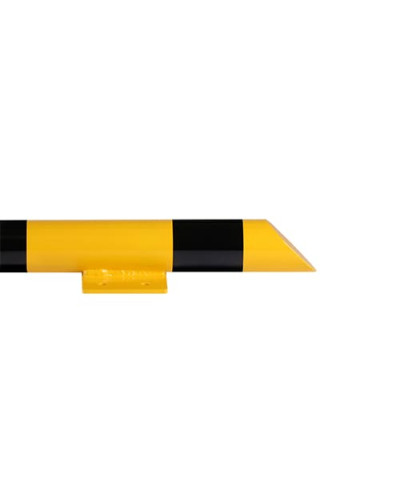 Roll stop beam 120 cm, black-yellow. Buy in the online store.