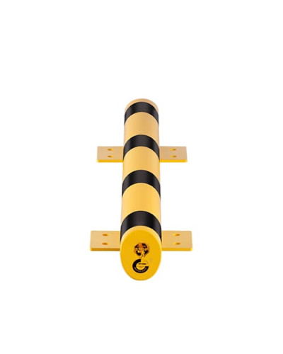 Roll stop beam 120 cm, black-yellow. Buy in the online store.