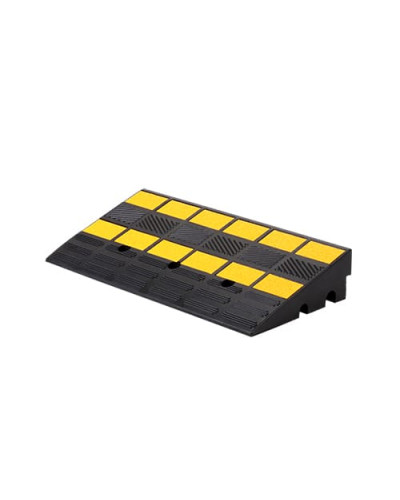 Сurb ramp rubber black-yellow. Buy in the online store.