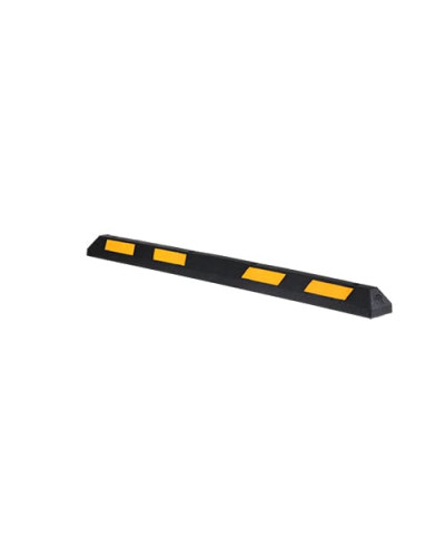 Parking space demarcation 180 cm, black-yellow. Buy in the online store.